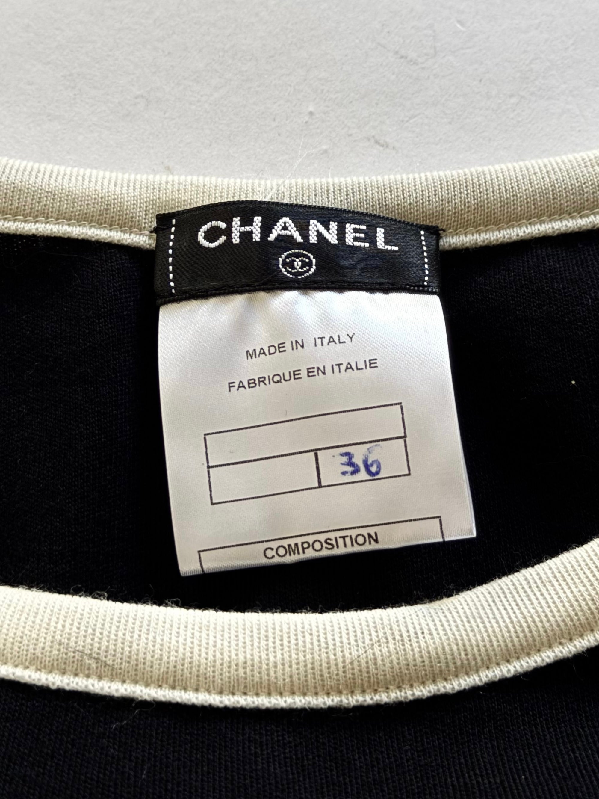 Chanel 2024 Two Tone Baseball Longsleeve Sample