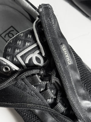 Chanel Sport 2002 by Karl Lagerfeld Scuba Zip Shoes