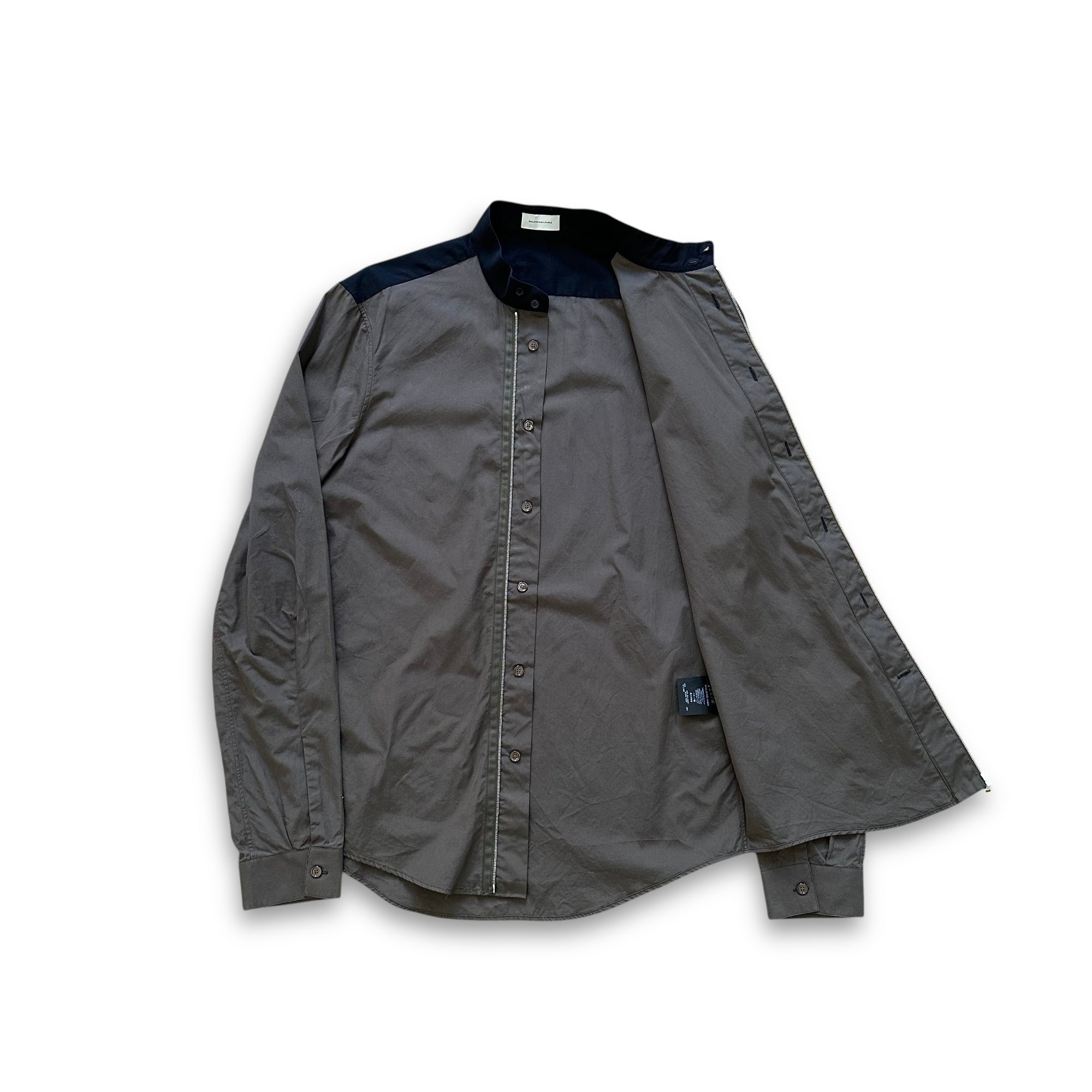 Balenciaga by Nicolas Ghesquiere Zip Longsleeve Shirt