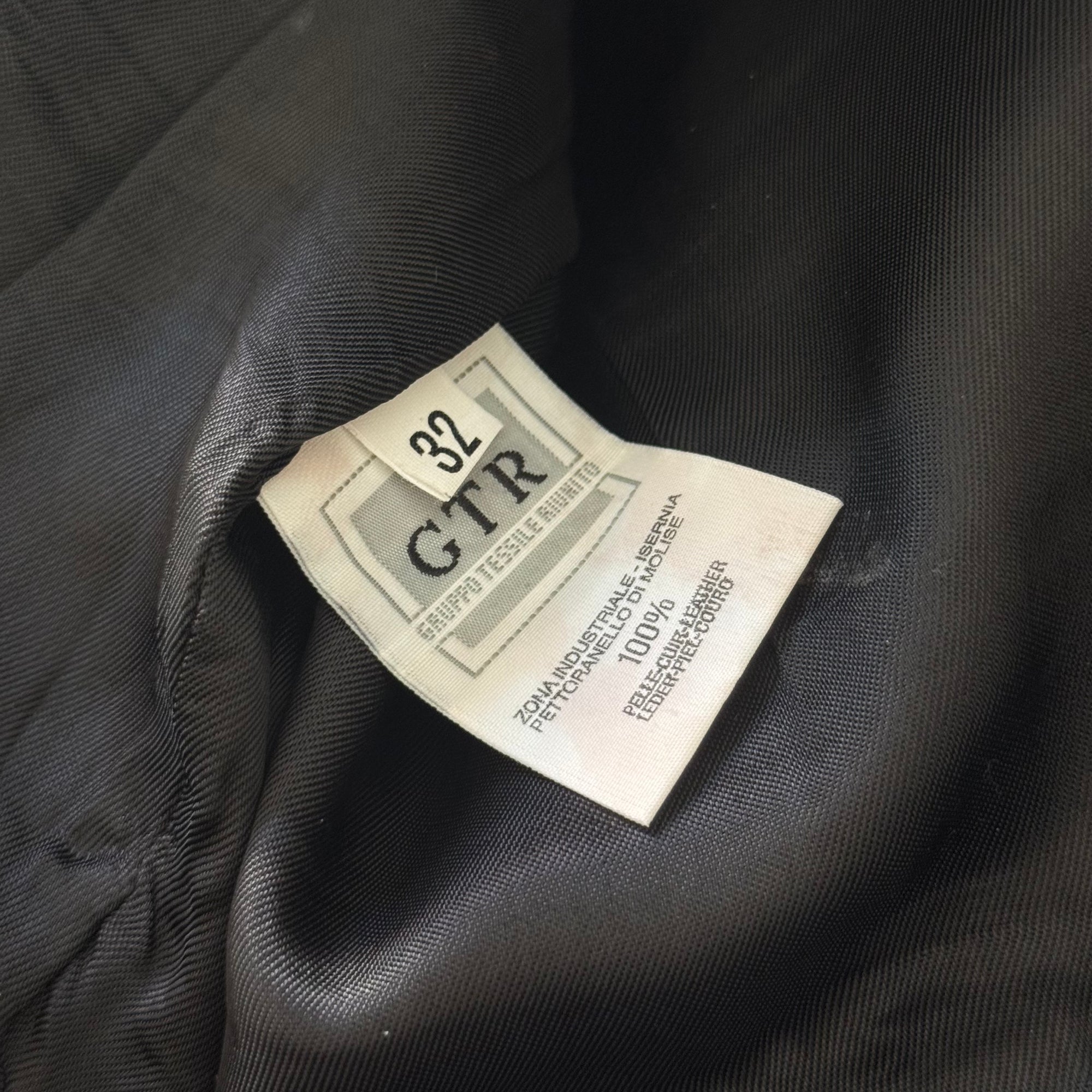 Helmut Lang AW97 Side Stripe Black Leather Pants