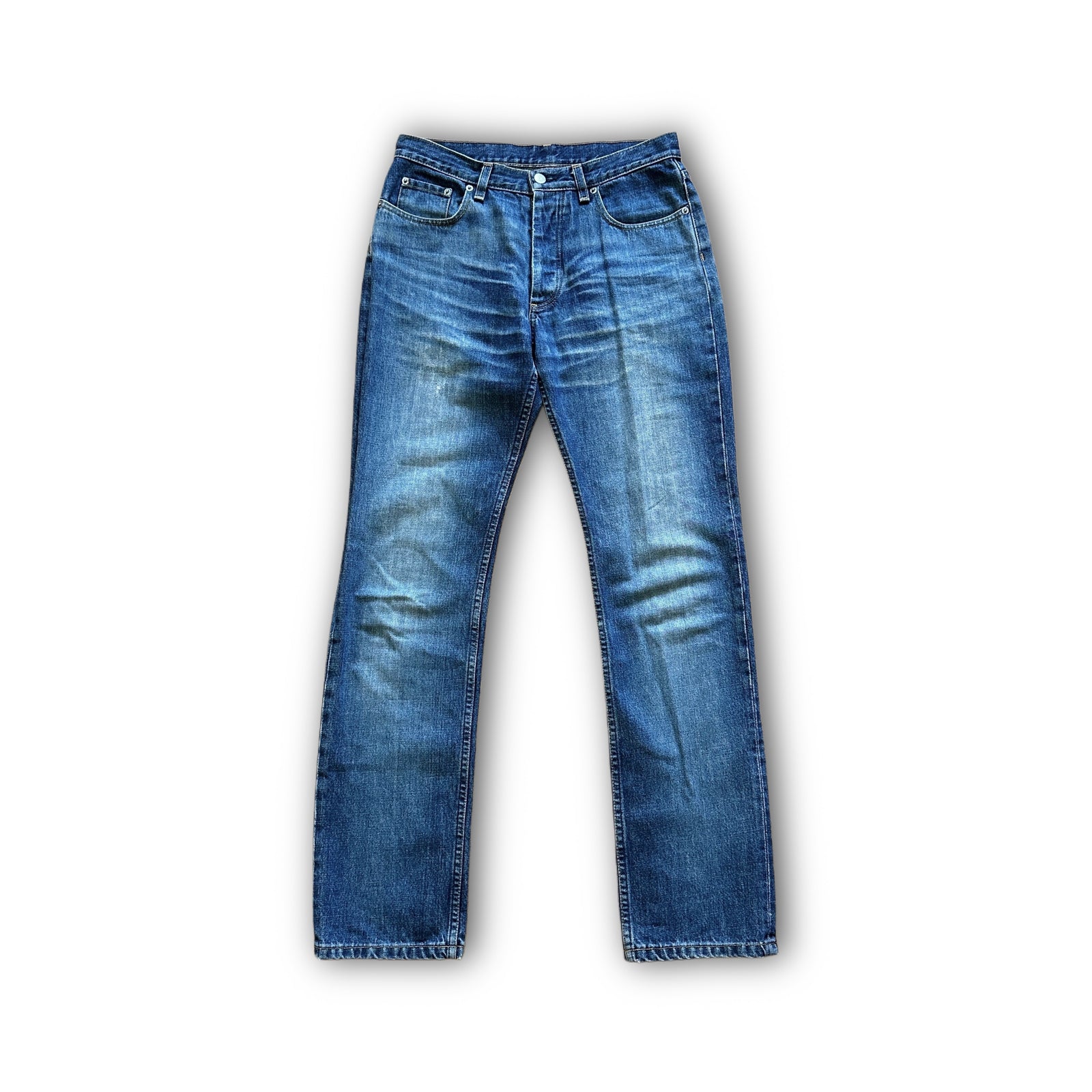 Helmut Lang Archival Washed Blue Classic Cut Denim
