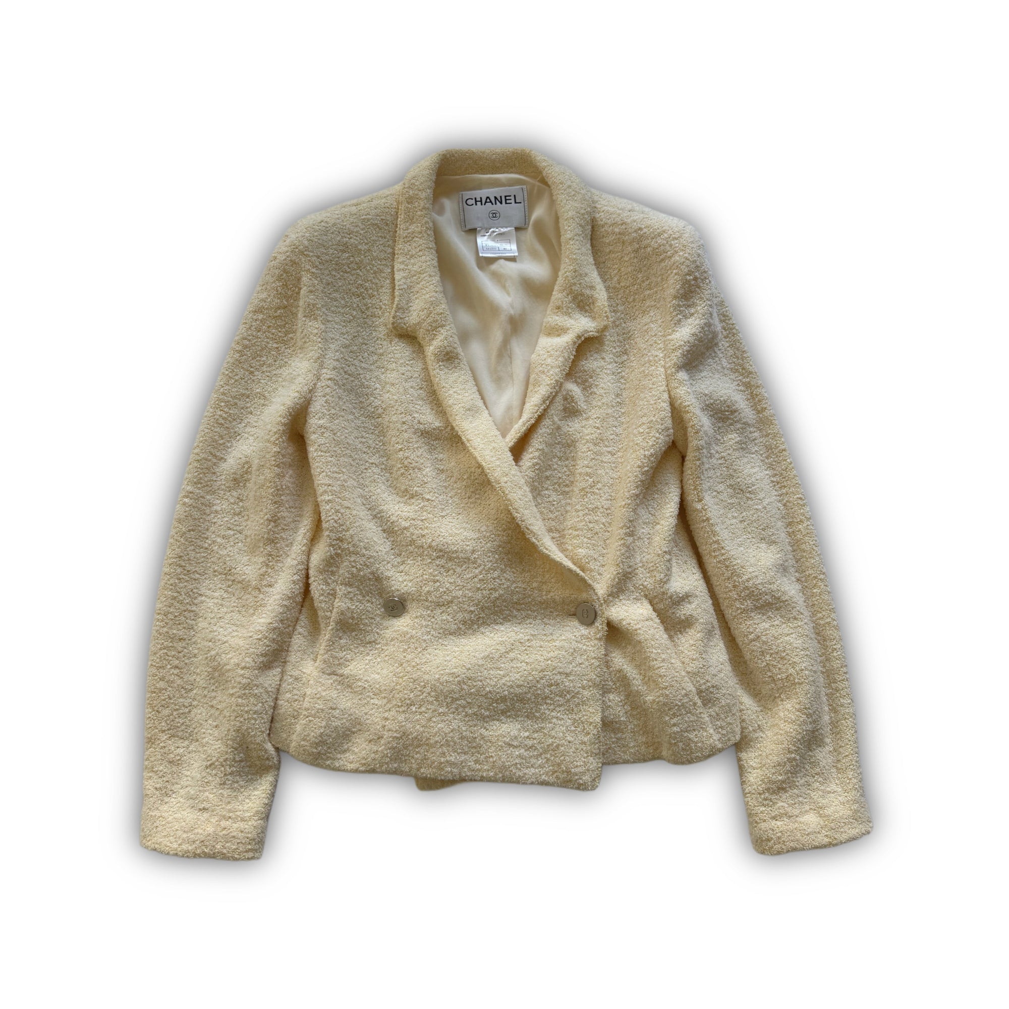 Chanel SS00 by Karl Lagerfeld Terry Cloth Wrap Jacket