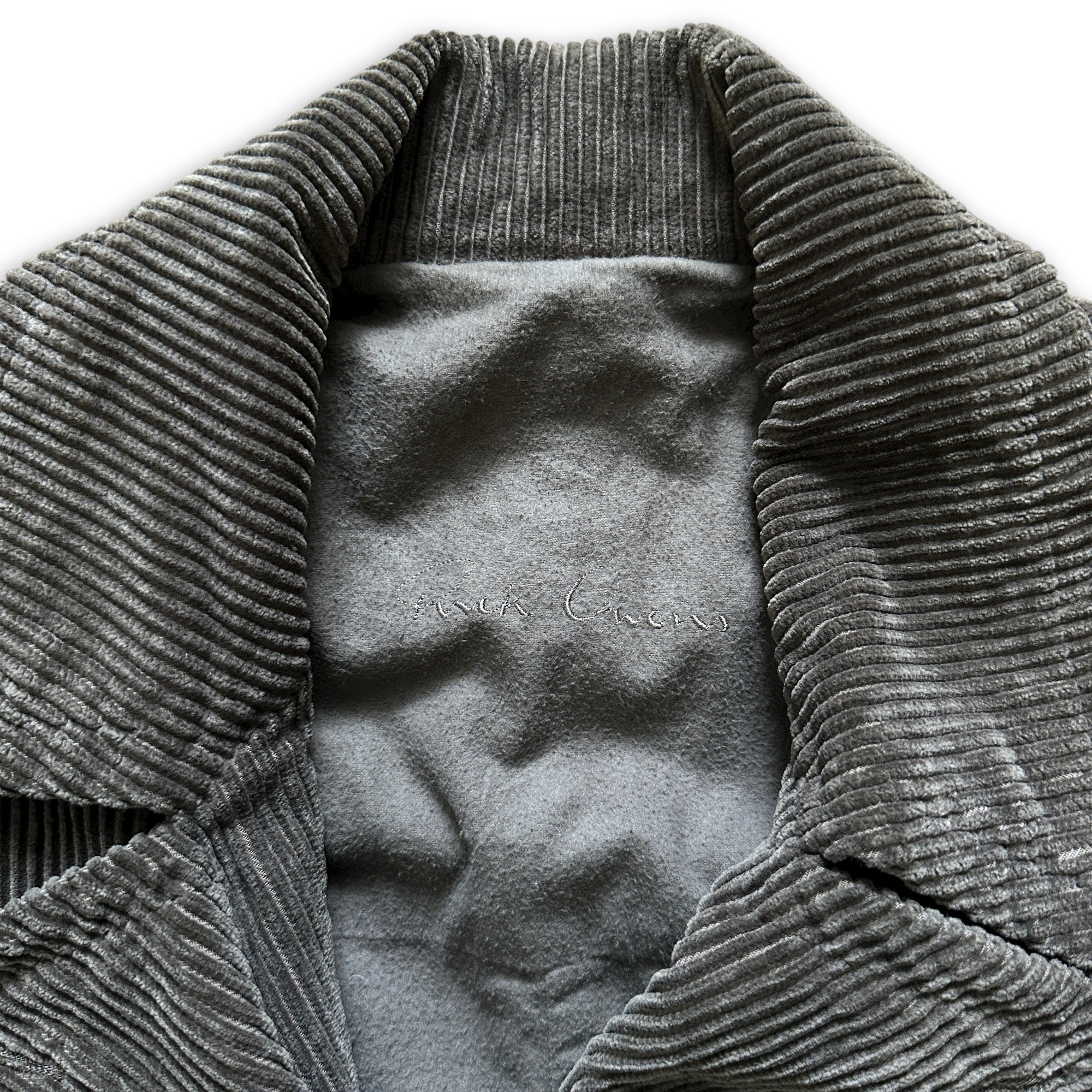 Rick Owens Archival Double Breasted Corduroy Coat