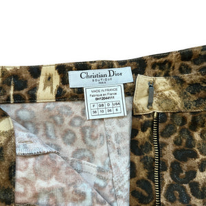 Christian Dior by John Galliano FW00 Leopard Denim