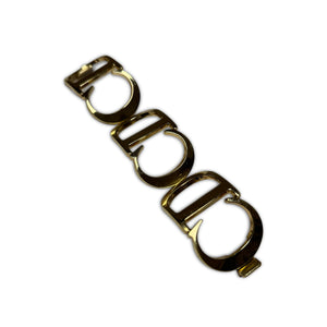 Christian Dior 1989 Oversized CD Logo Bracelet