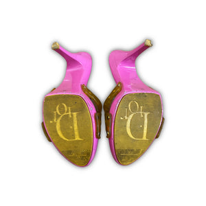 Christian Dior by John Galliano 2000s Multicolor Rubber Heels