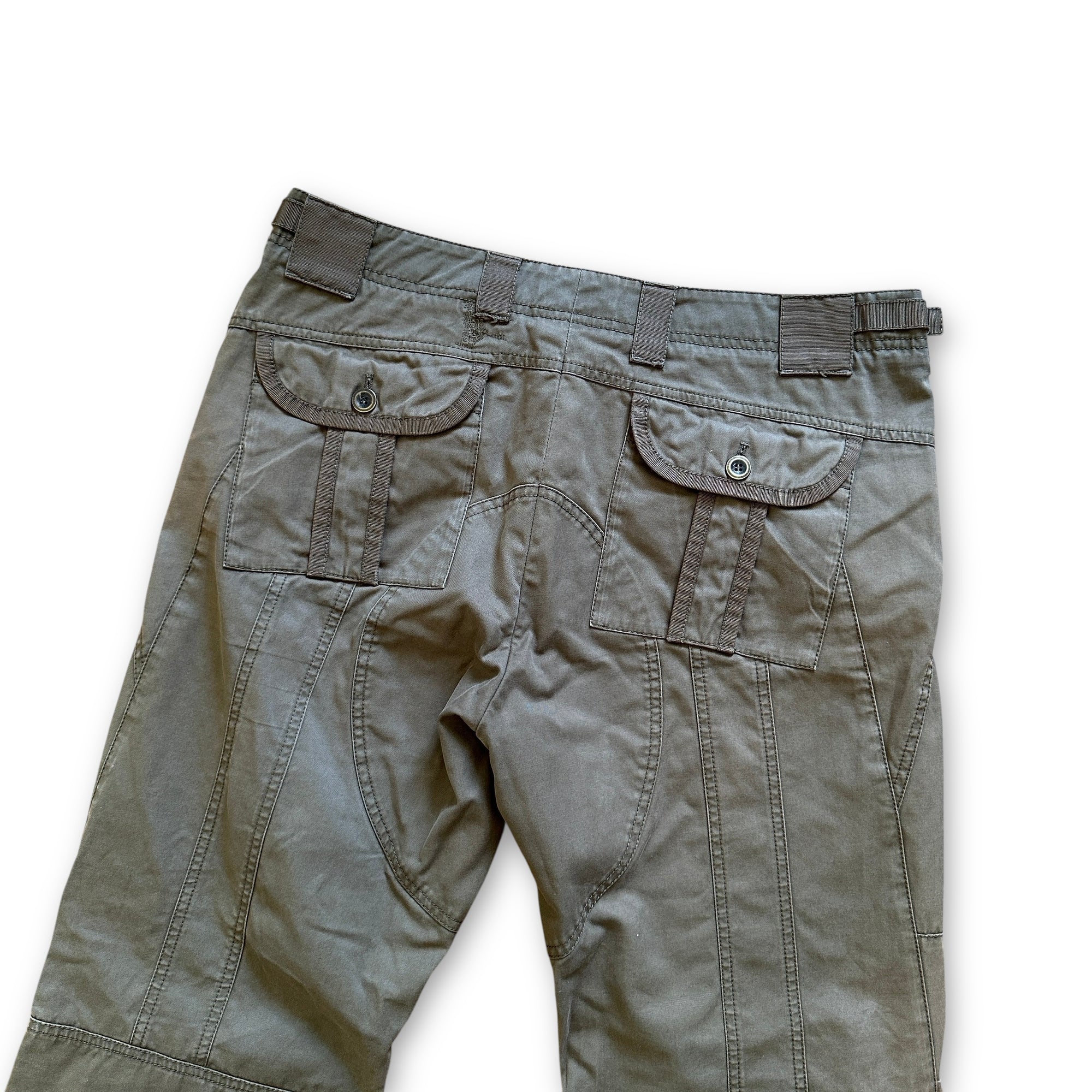 Dolce & Gabbana AW03 Zipped Cargo Pants