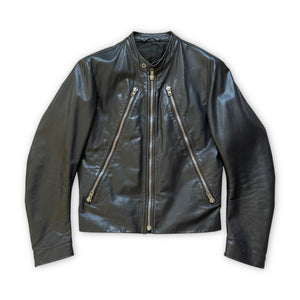 Maison Martin Margiela SS08 5 Zip Leather Biker Jacket
