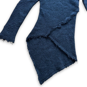 Comme Des Garcons 90s Asymetrical Raw Wool Dress