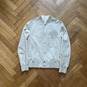 Louis Vuitton SS17 Chapman Suede Varsity Jacket