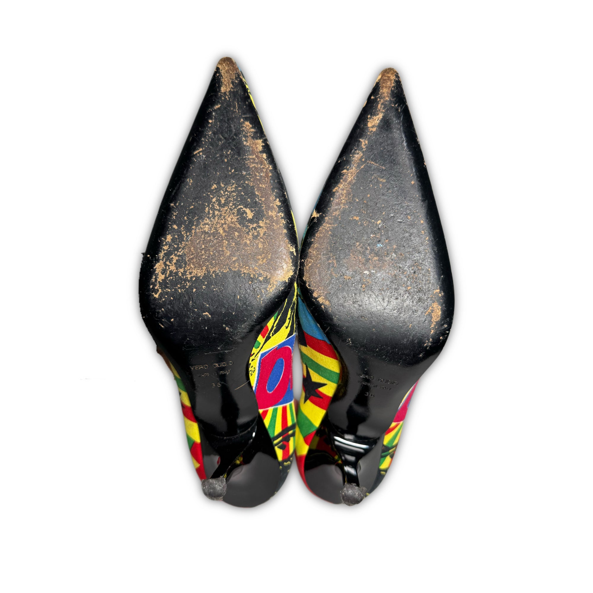 Christian Dior by John Galliano SS04 Rasta Mania Heels