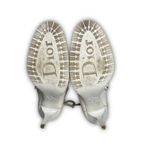 Christian Dior by John Galliano SS05 Floral Embroidered Leather Heeled Boots