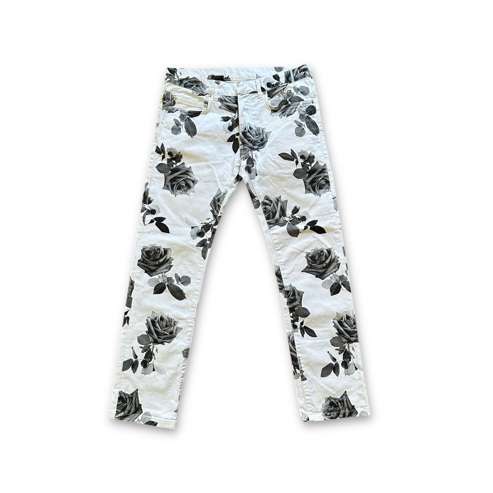 Dior Homme FW16 Rose Print Denim