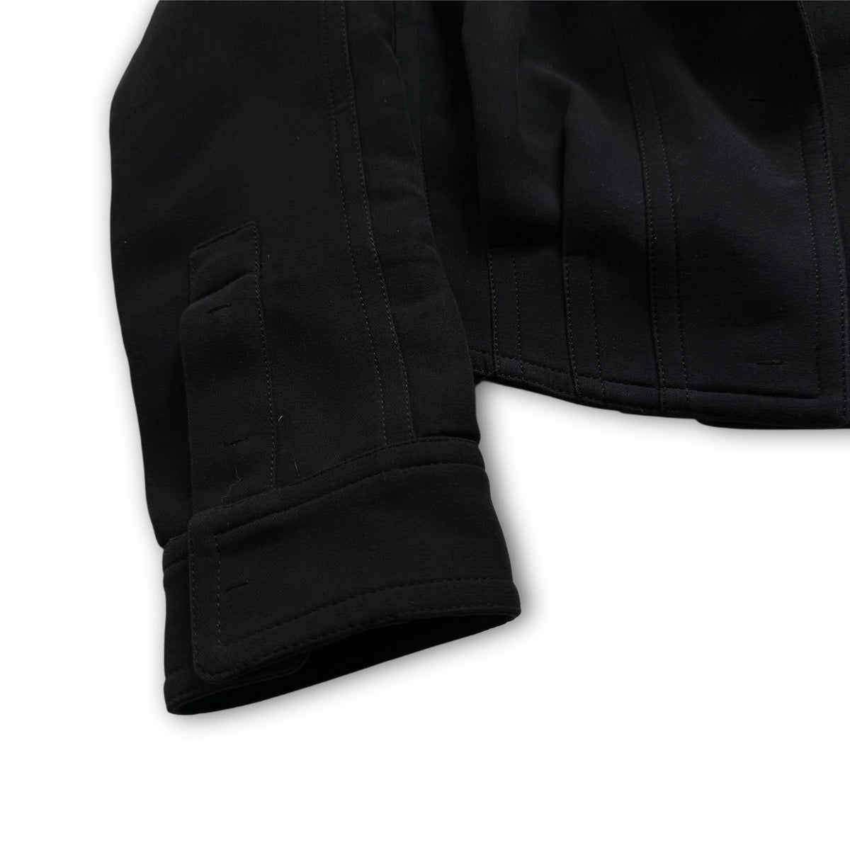 Prada 2009 Black Cropped Wool Jacket