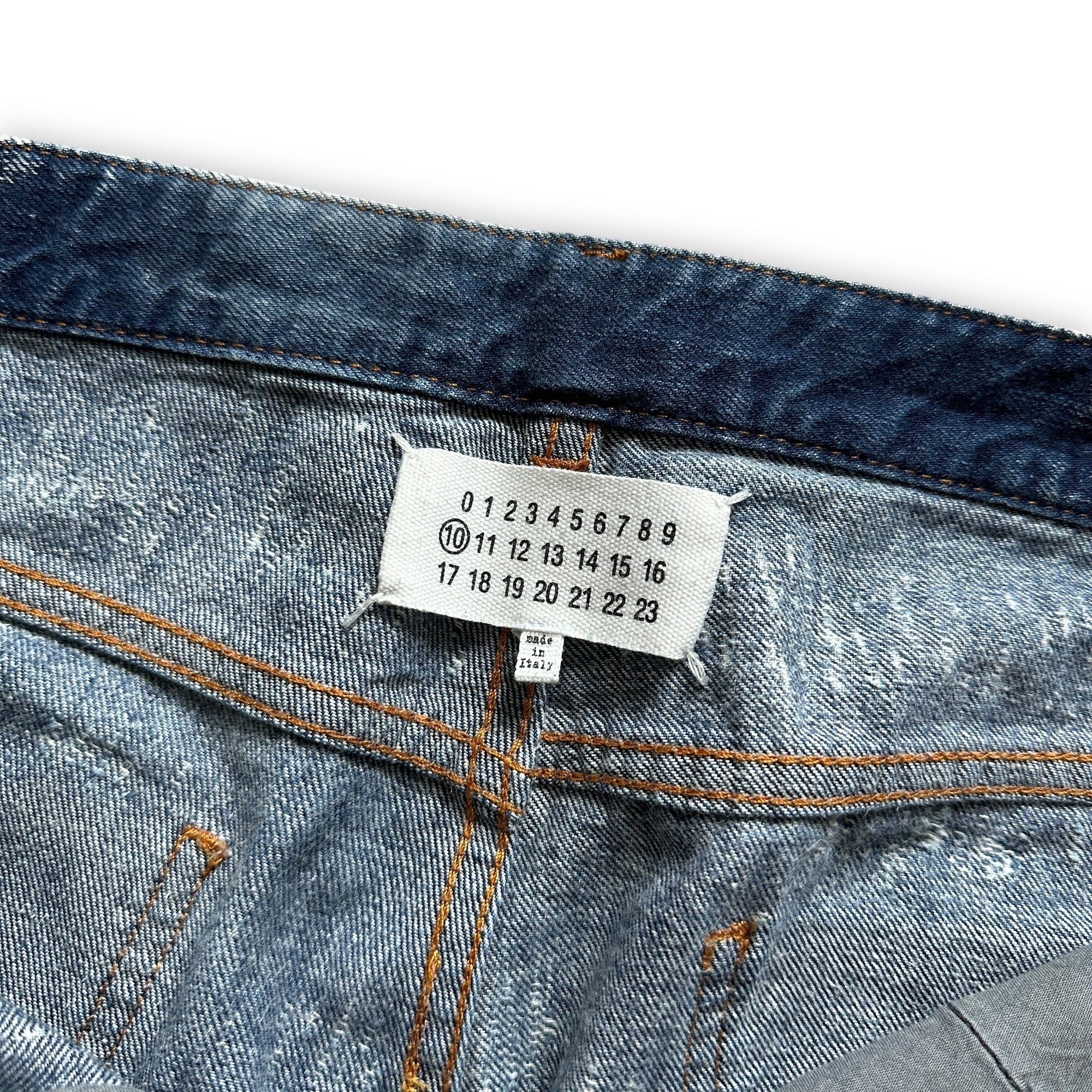 Maison Margiela FW15 Pilled Denim