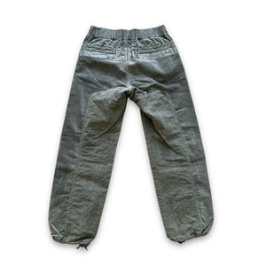 Issey Miyake Washed Green Paneled Pants