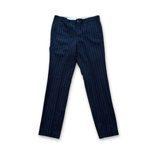 Comme Des Garçons Homme Plus FW14 Glitter Pinstripe Wool Trousers