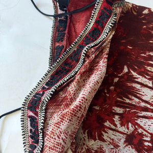 Jean Paul Gaultier 90s Classique Mesh Palm Print Dress