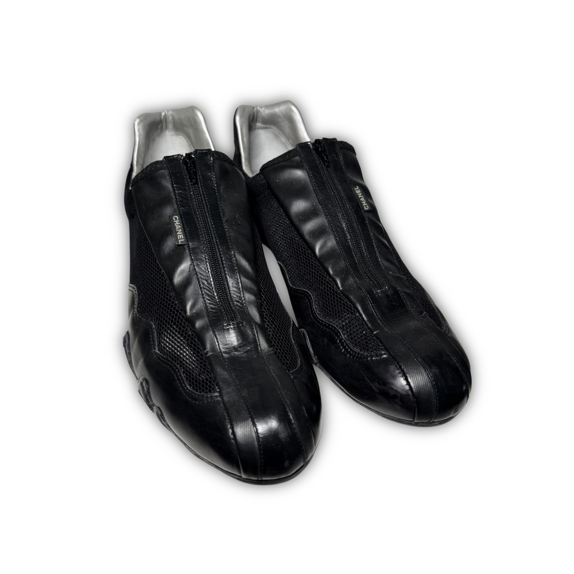 Chanel Sport 2002 by Karl Lagerfeld Scuba Zip Shoes