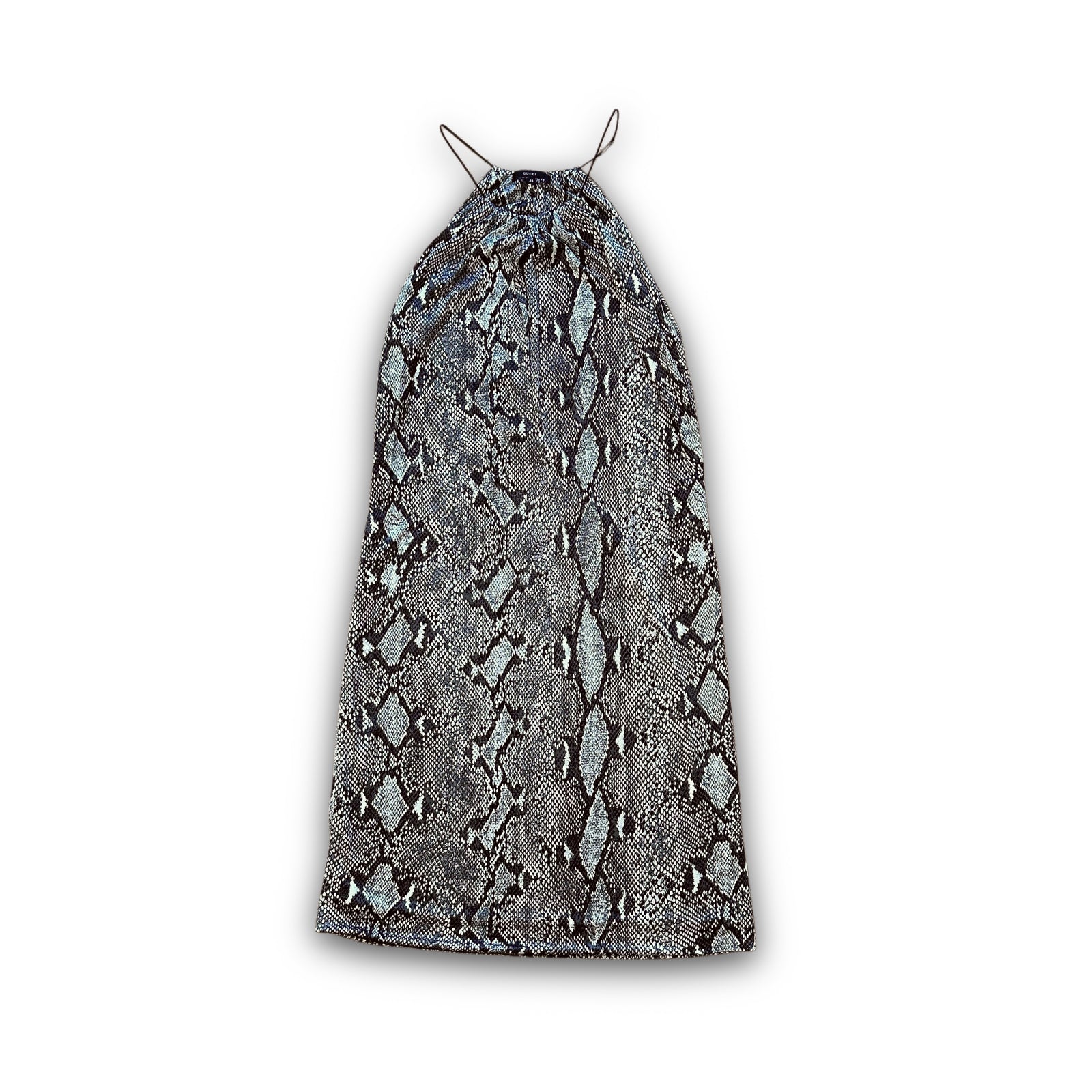 Gucci by Tom Ford SS00 Python Print Viscose Dress