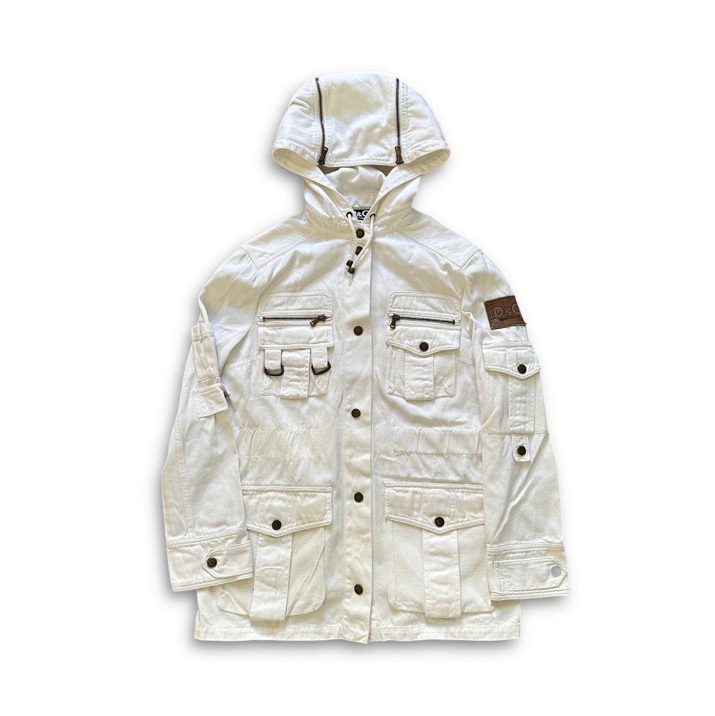 Dolce & Gabbana Cargo Bondage Zipper Jacket