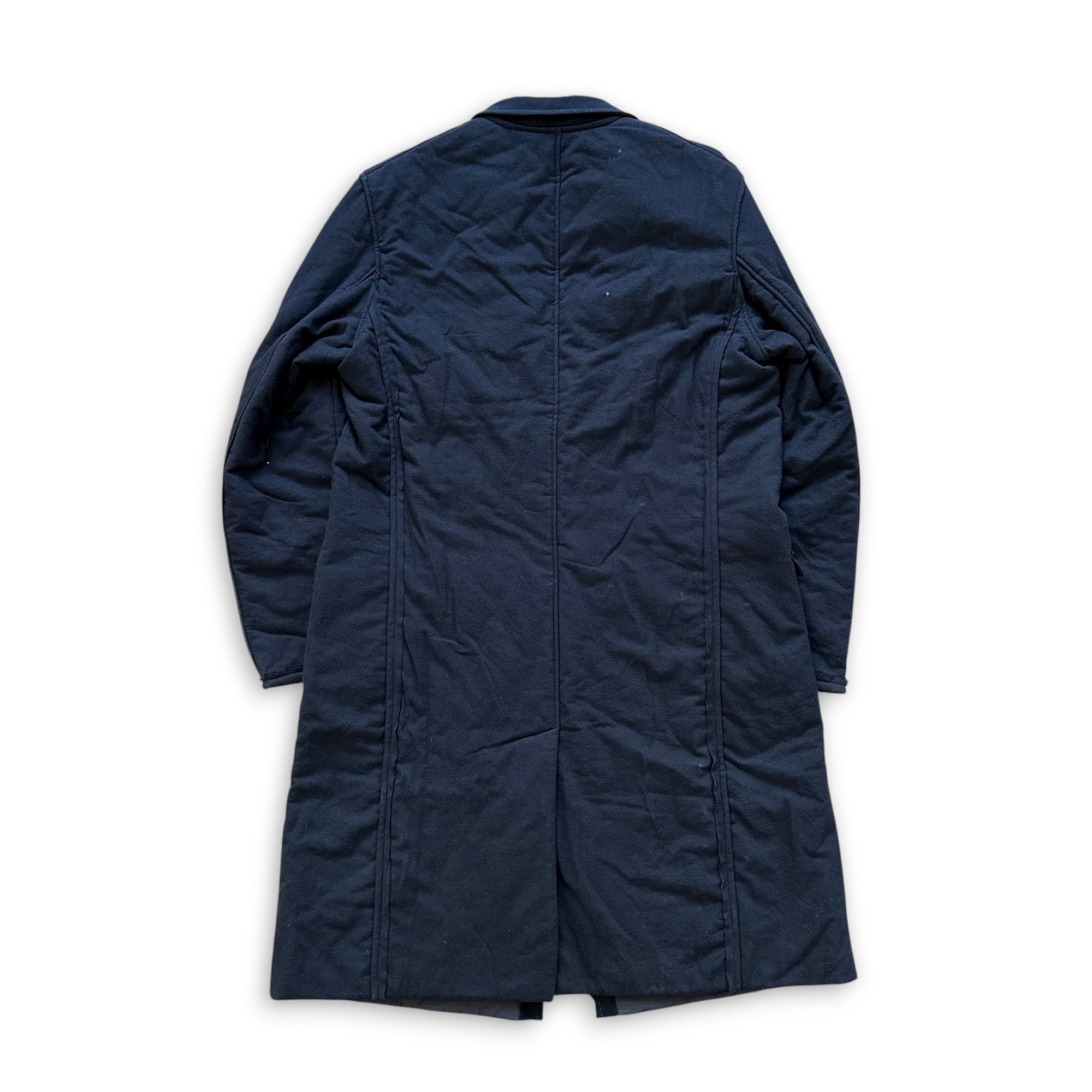 Lanvin FW14 Padded Deconstructed Long Wool Coat