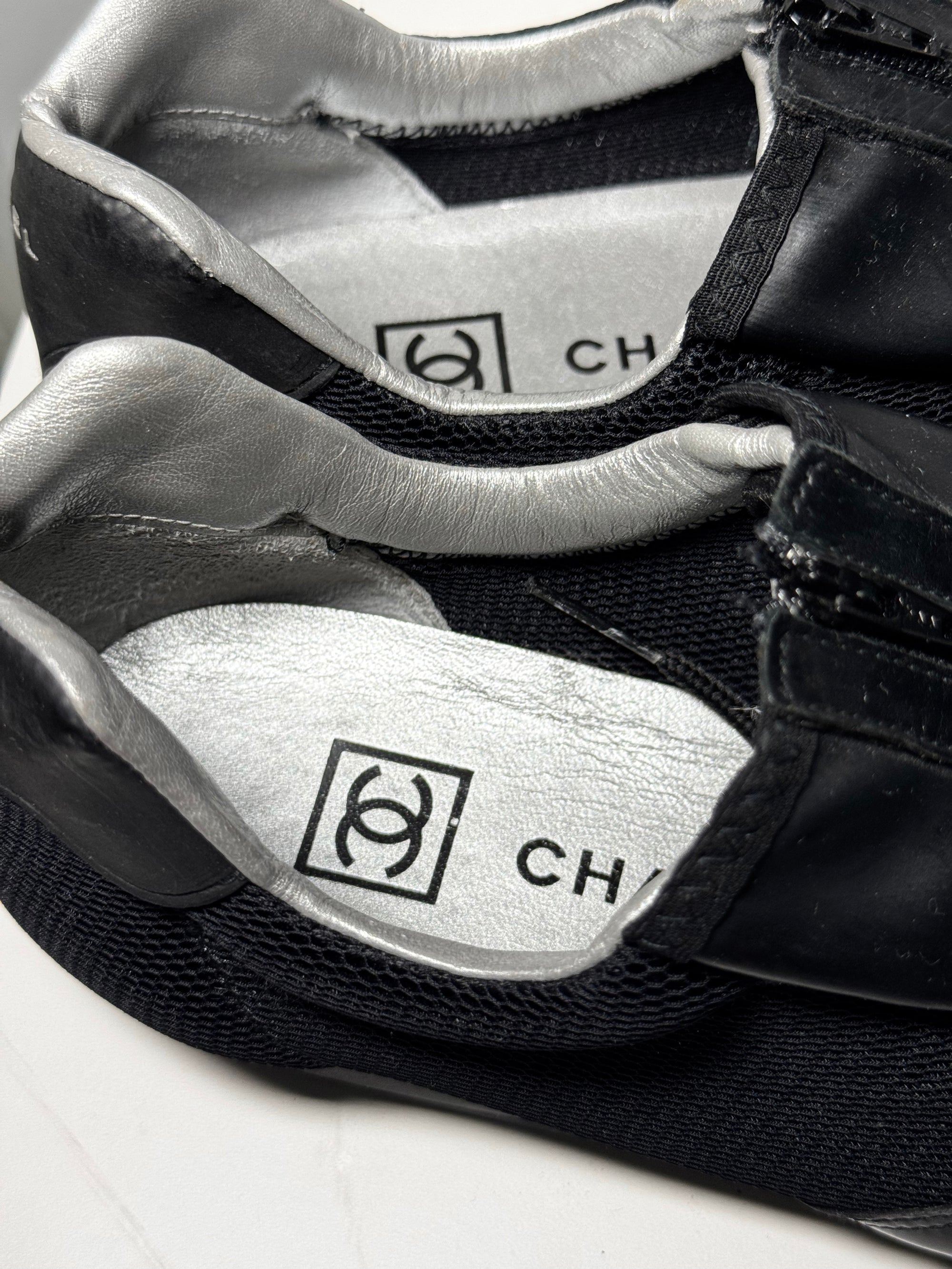 Chanel Sport 2002 by Karl Lagerfeld Scuba Zip Shoes