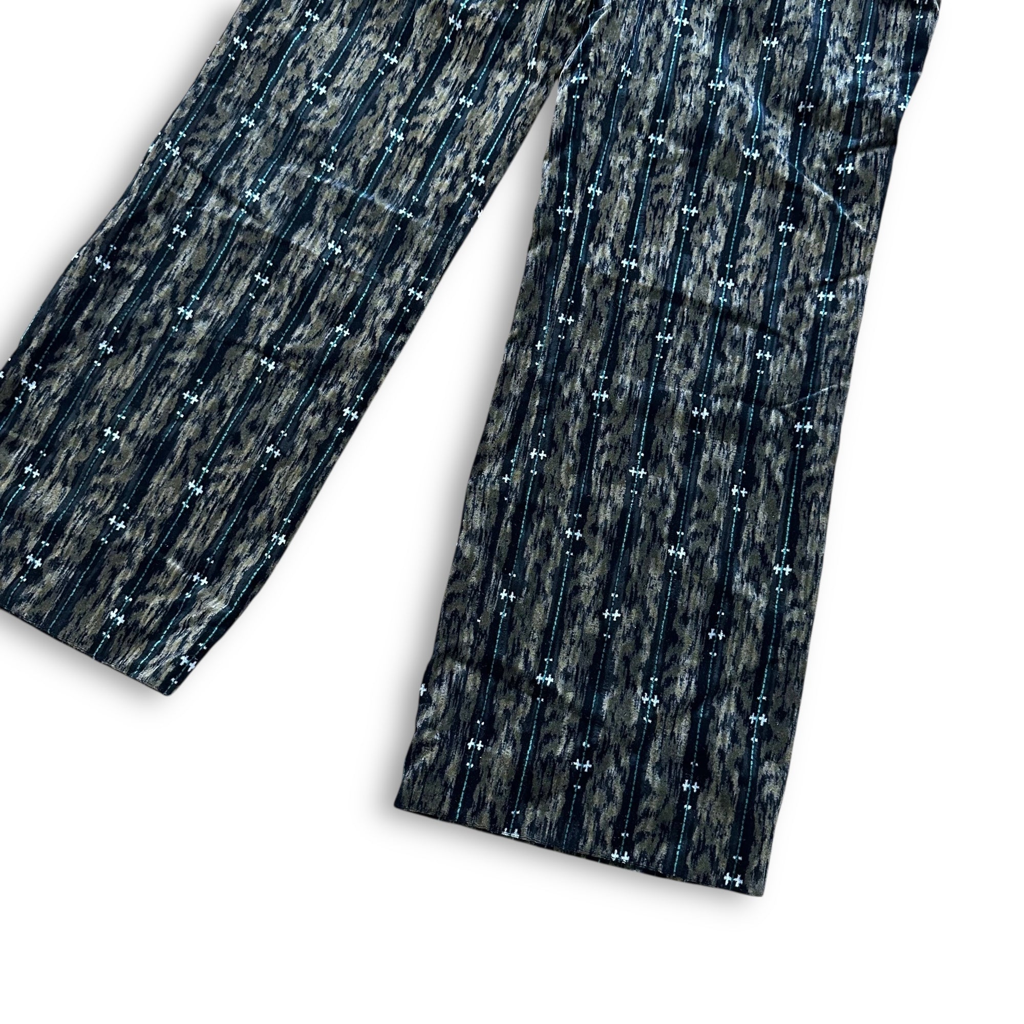 Comme Des Garcons Homme Plus 2001 Velvet Ikat Pants