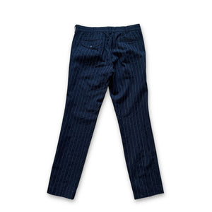 Comme Des Garçons Homme Plus FW14 Glitter Pinstripe Wool Trousers