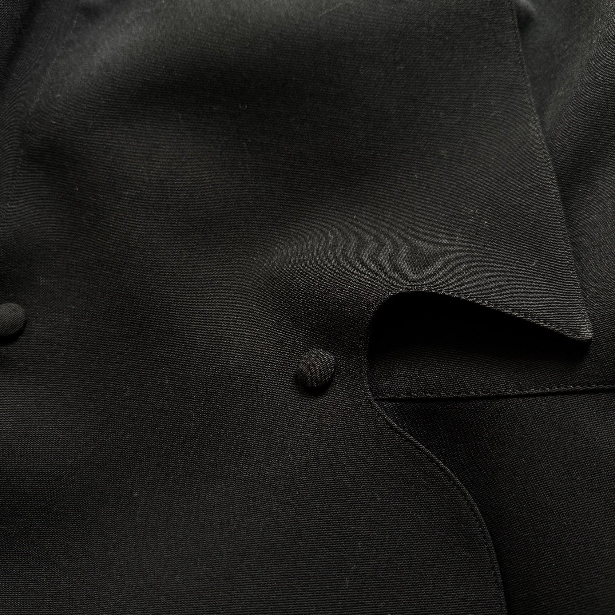 Thierry Mugler 80s Black Wool Jacket