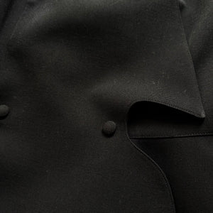 Thierry Mugler 80s Black Wool Jacket