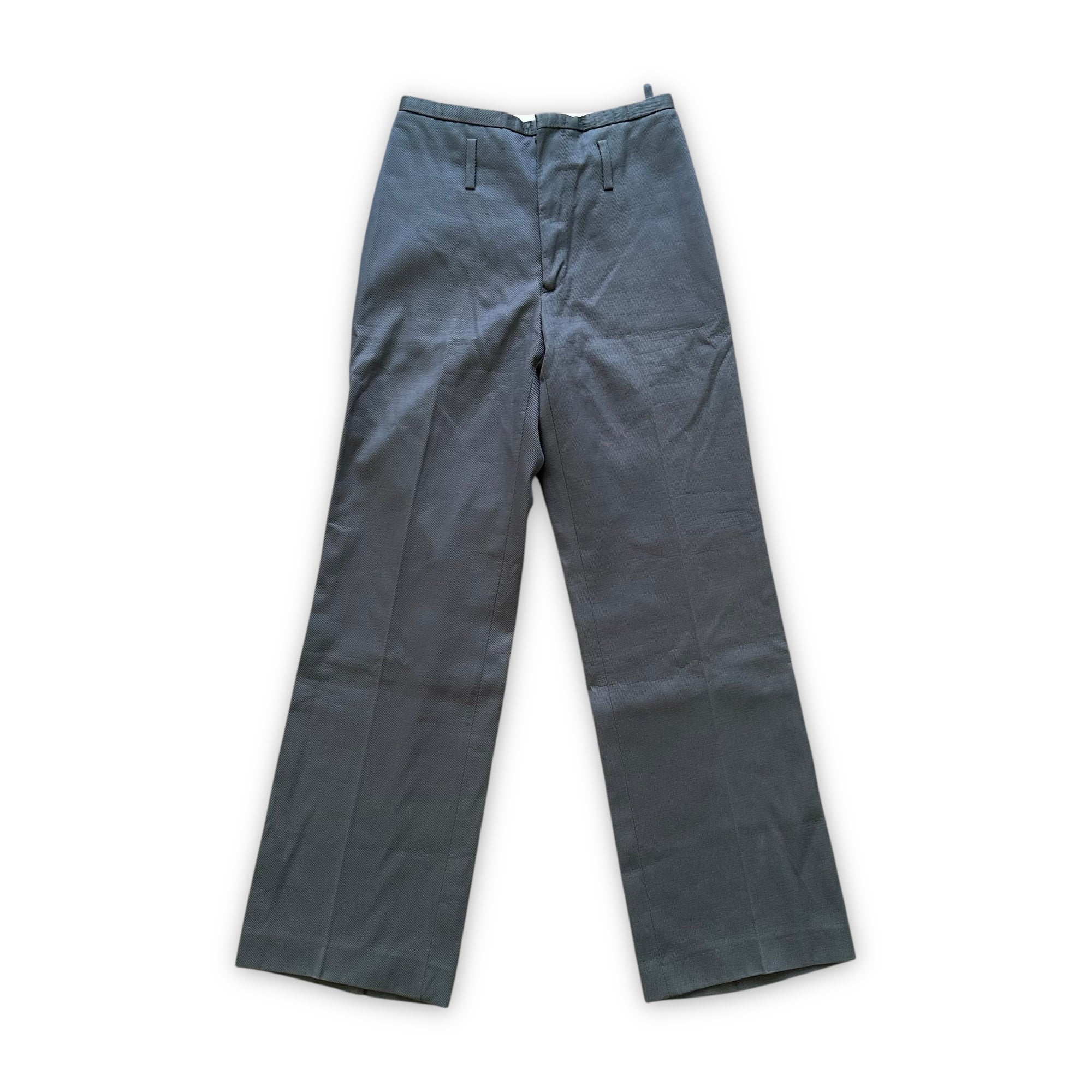 Carol Christian Poell FW97 Rubberized High Waist Denim Pants