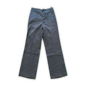 Carol Christian Poell FW97 Rubberized High Waist Denim Pants