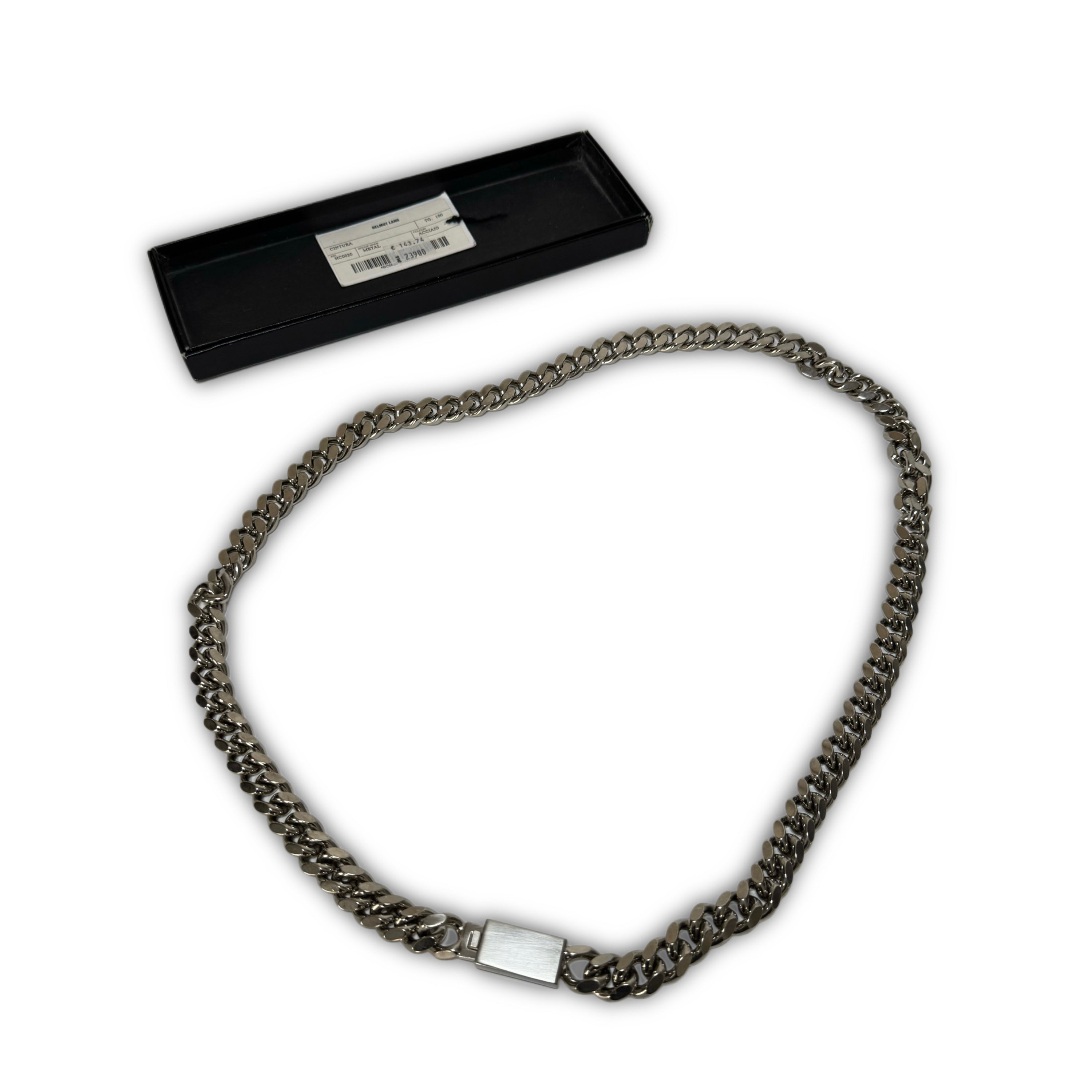 Helmut Lang FW04 Metal Chain Belt - Ākaibu Store Helmut Lang FW04 Metal Chain Belt - Ākaibu Store