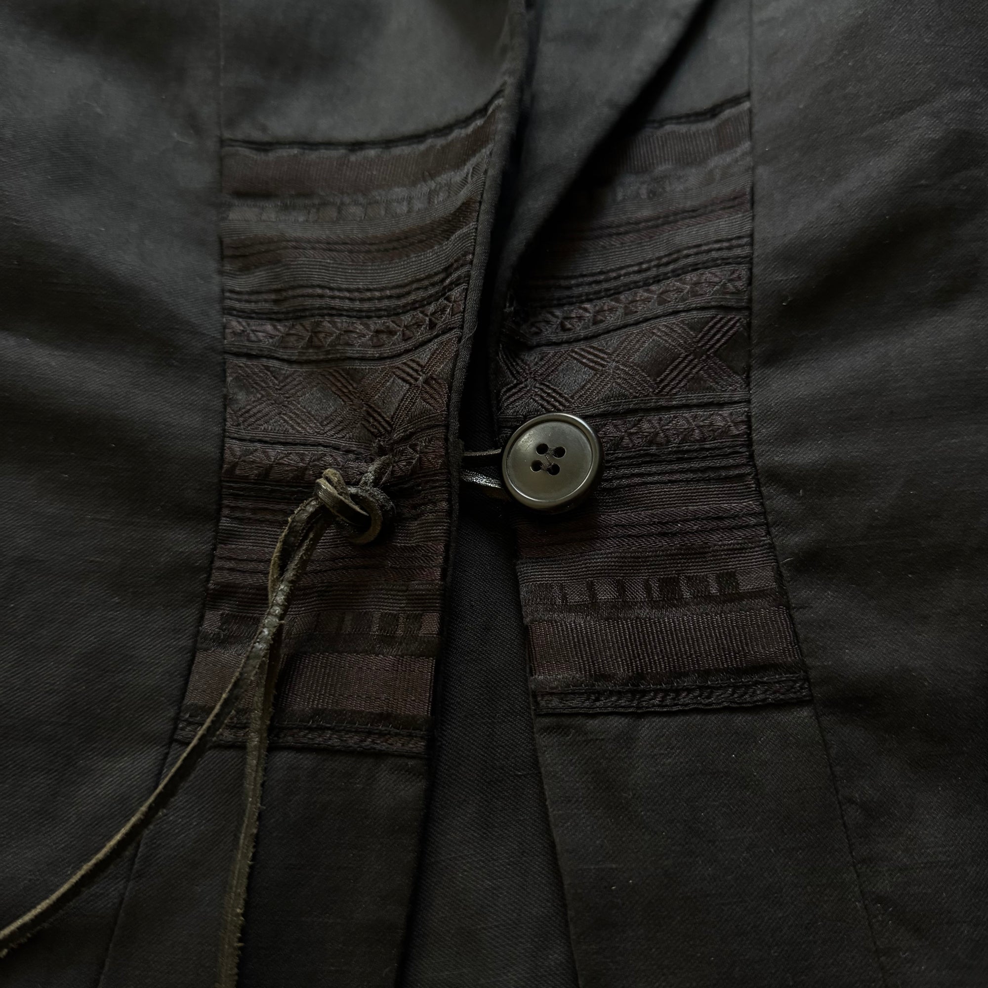 Dries Van Noten 2000s Embroidered Laced Blazer Jacket