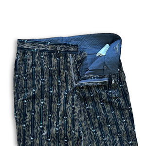 Comme Des Garcons Homme Plus 2001 Velvet Ikat Pants