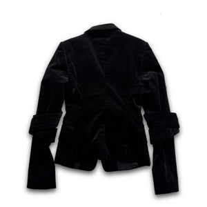 Gucci FW04 by Tom Ford Strapped Velvet Jacket