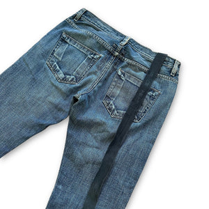 Rick Owens DRKSHDW Vintage Detroit Washed Blue Denim
