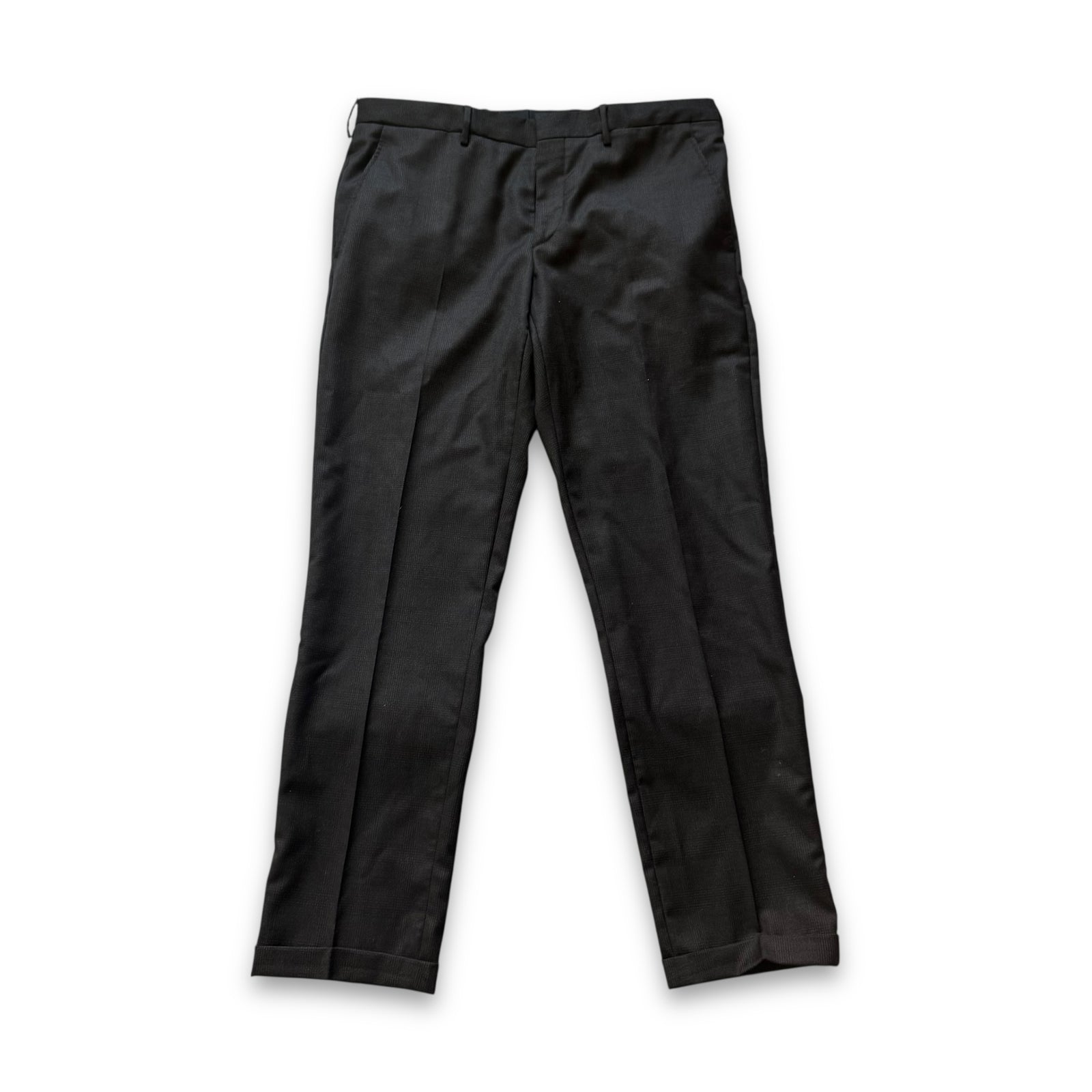 Prada AW09 Black Wool Silk Blend Pants