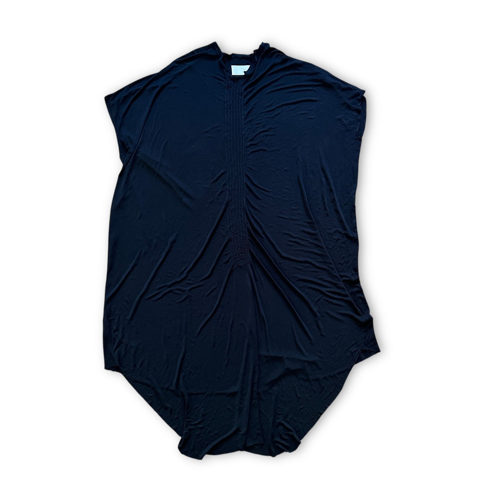 Maison Martin Margiela 90s Black Viscose Kaftan