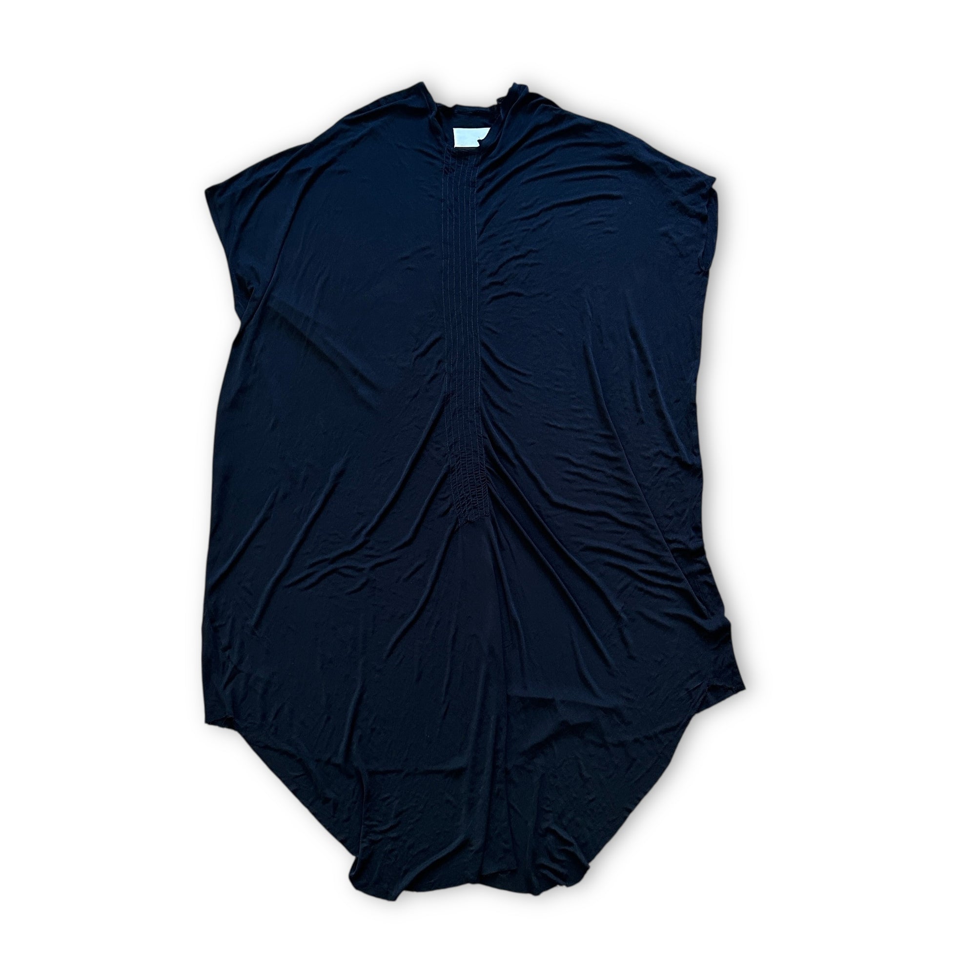 Maison Martin Margiela 90s Black Viscose Kaftan