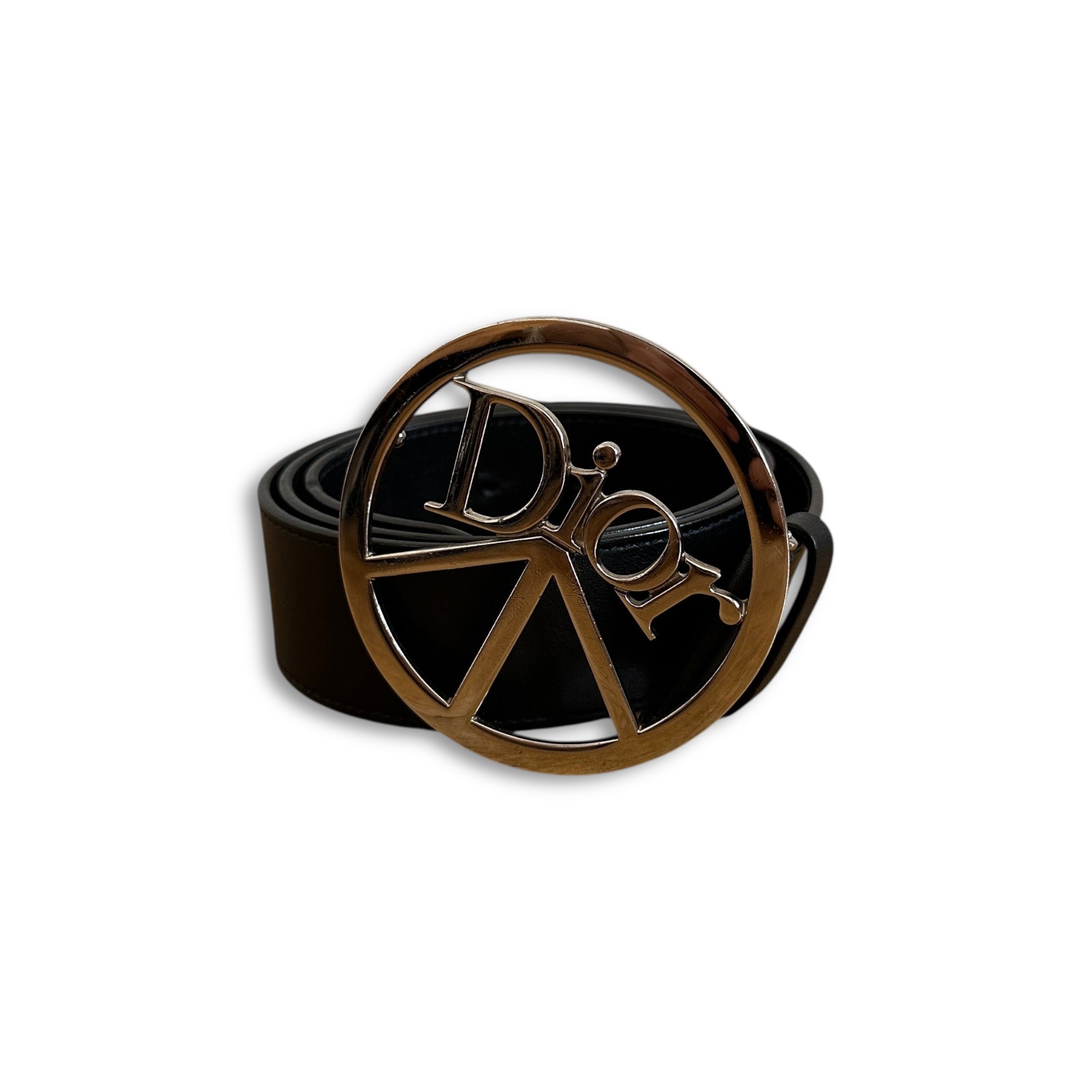 Christian Dior by John Galliano SS05 Peace Logo Buckle 