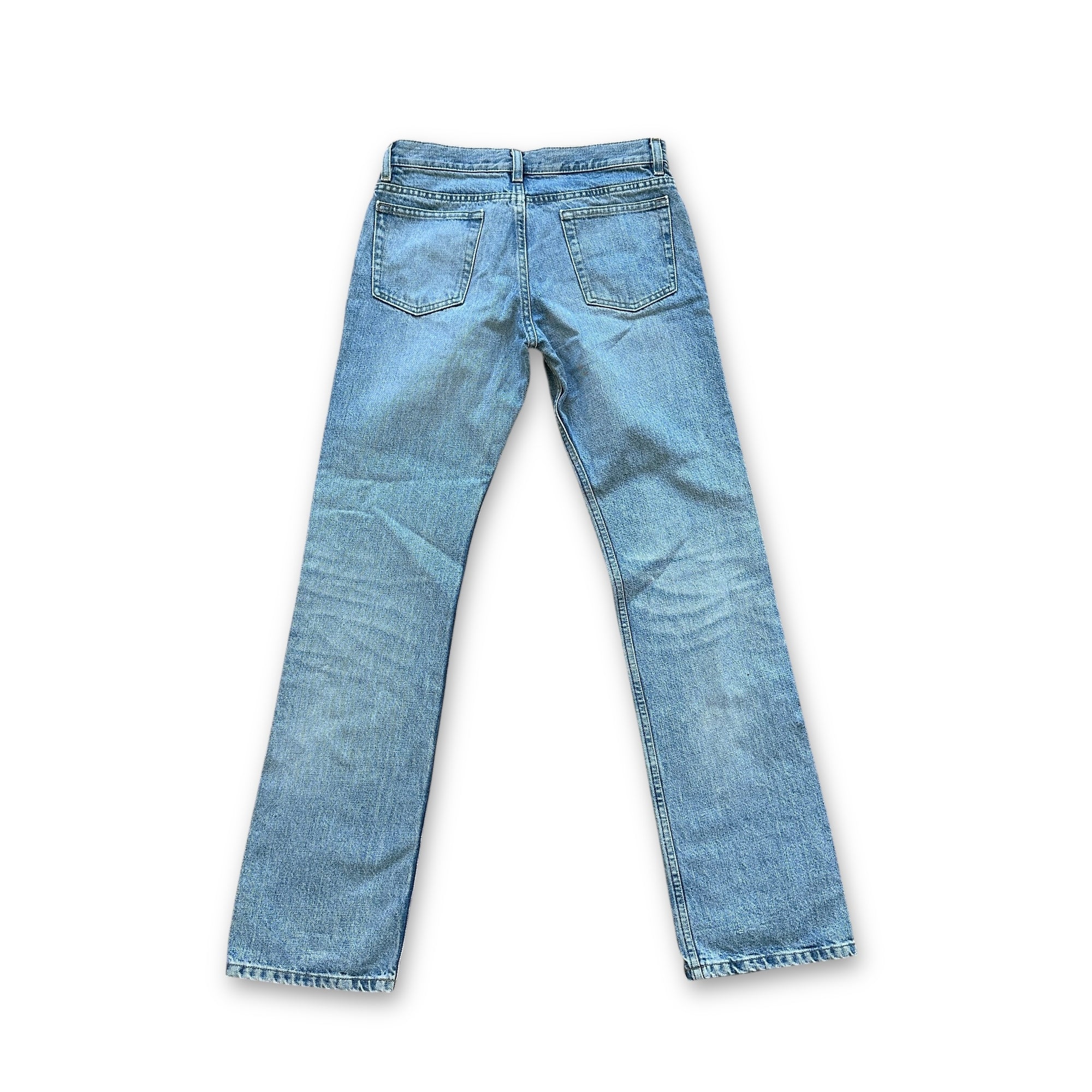 Helmut Lang Washed Blue Denim Pants