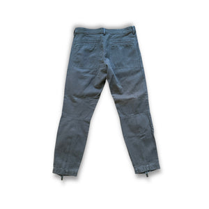 Dries Van Noten FW14 Olive Zippered Moto Biker Pants