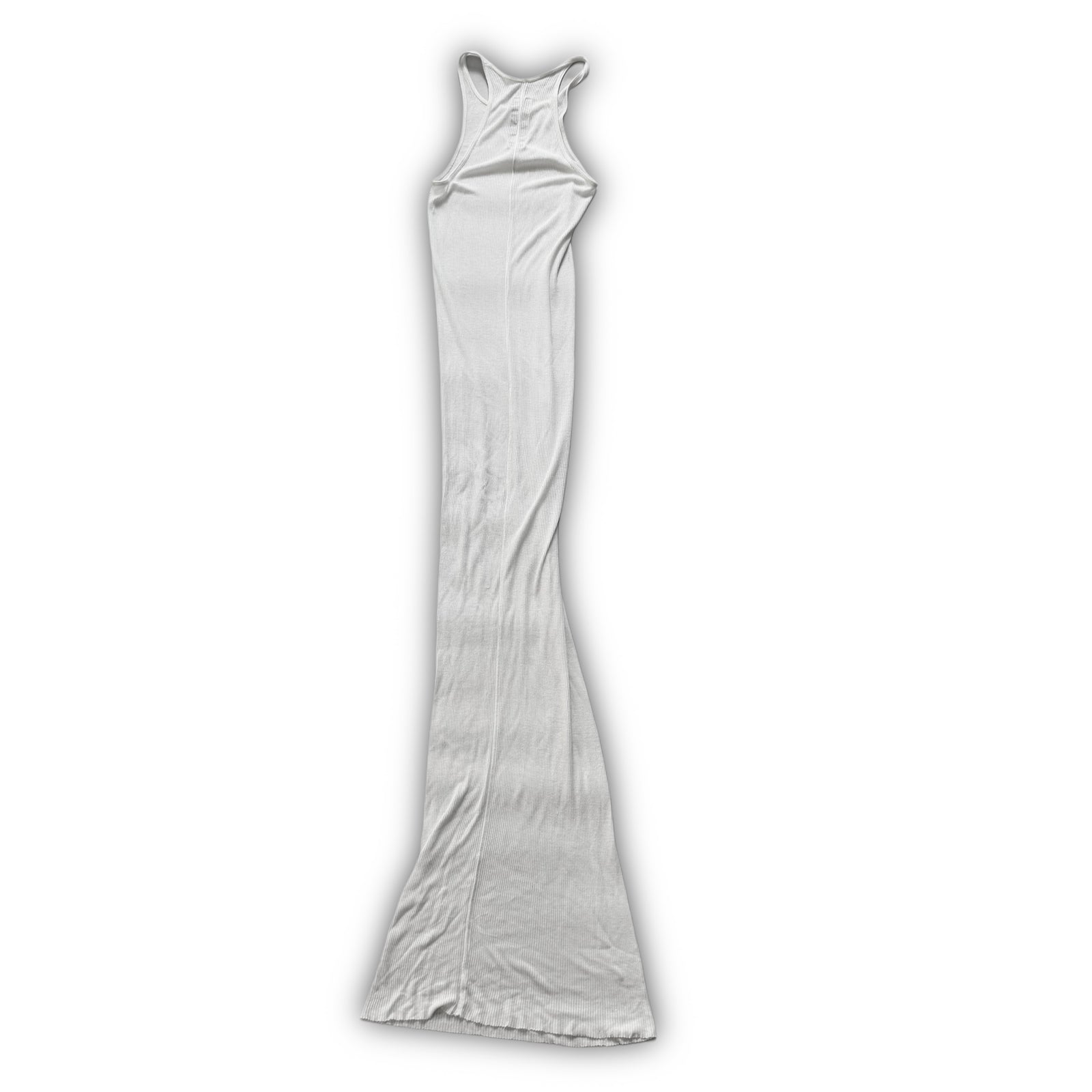 Rick Owens FW14 Ribbed Long Cotton Dress