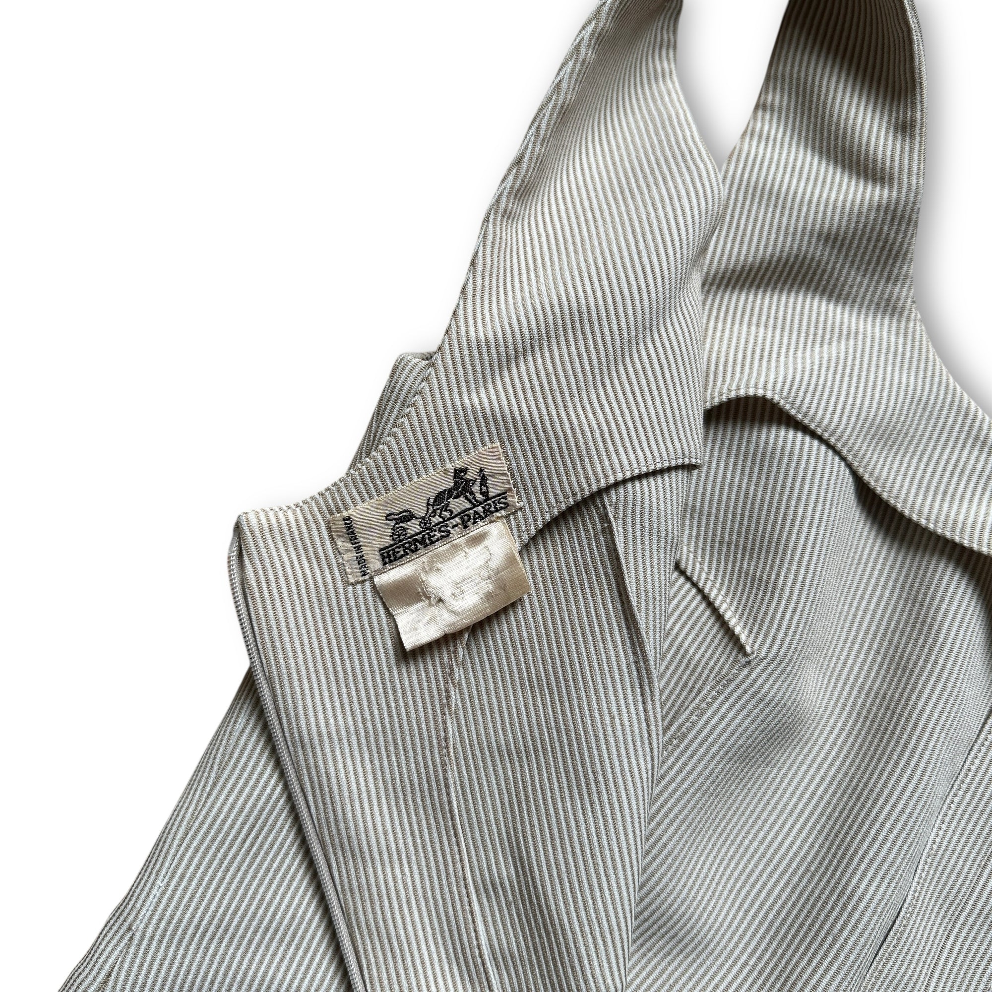 Hermès 90s Striped Dress