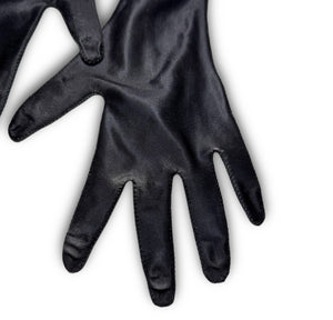 Jean Paul Gaultier 80s Equator Black Long Gloves