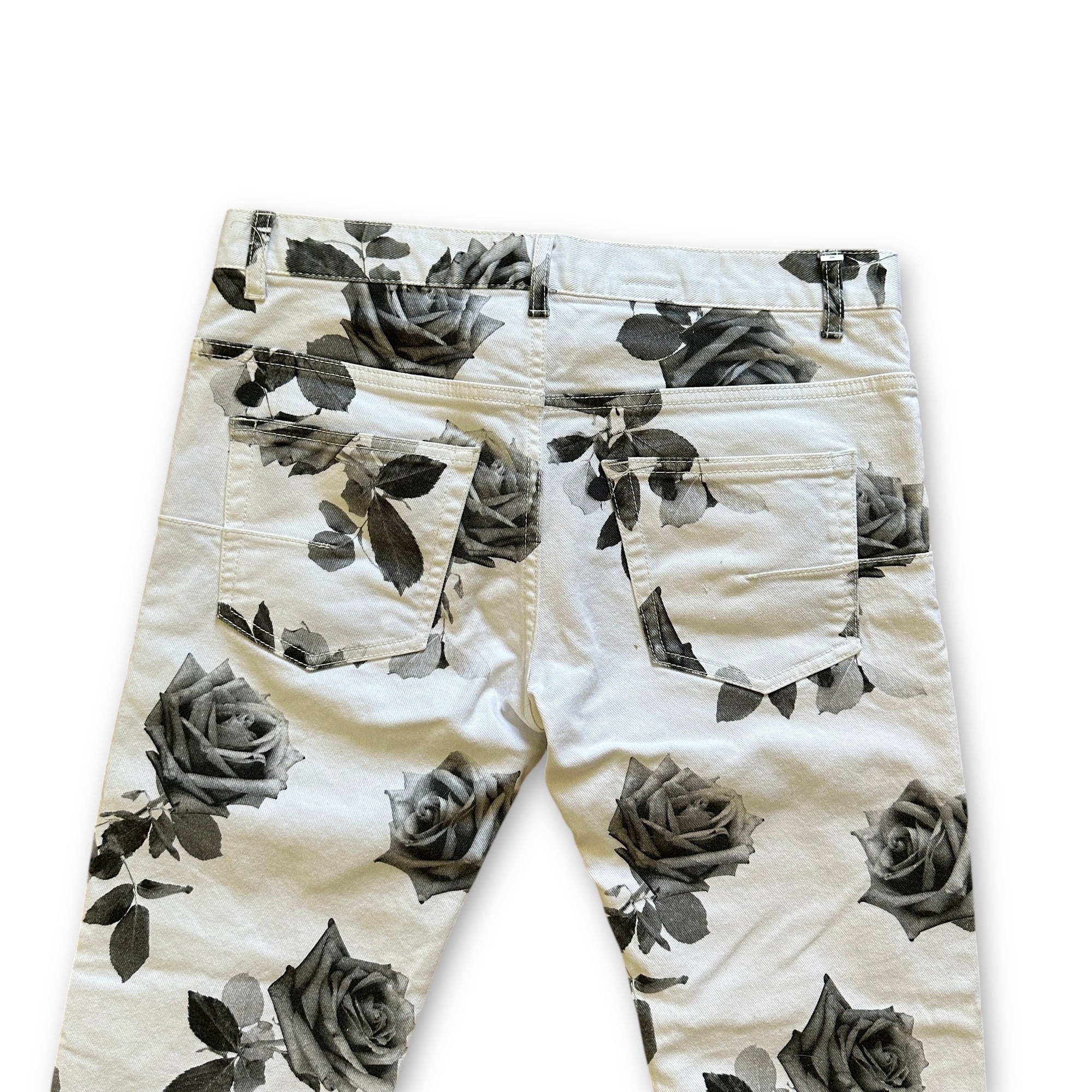 Dior Homme FW16 Rose Print Denim