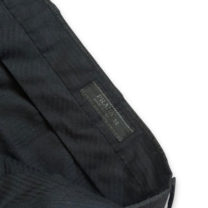 Prada AW09 Black Wool Silk Blend Pants