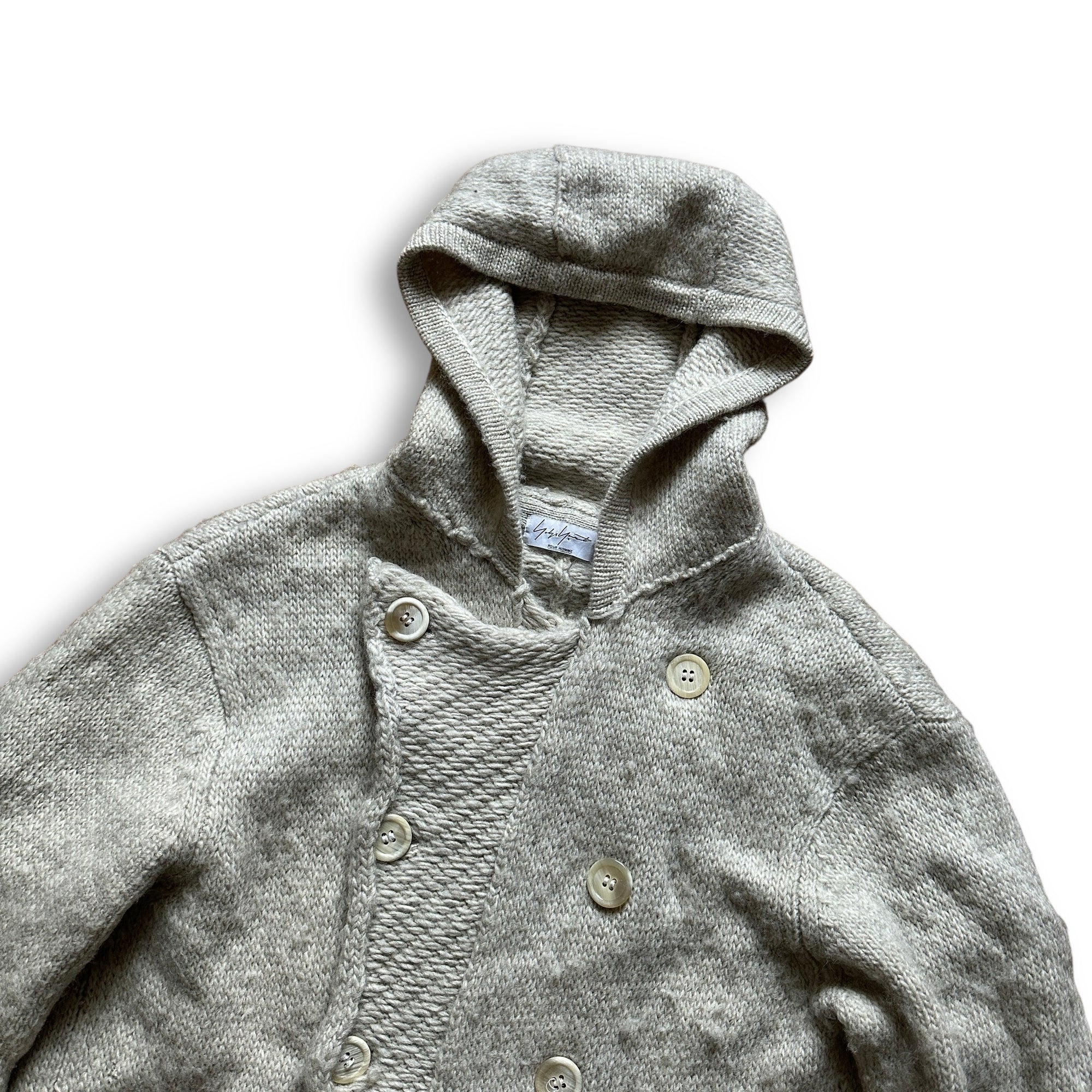 Yohji Yamamoto Pour Homme FW10 Hooded Knit Jacket